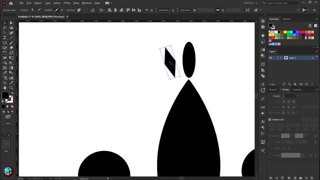 how to make flowers ❤ shapes by adobe illustrator - learn design and graphics ?? смотреть онлайн