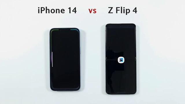 iPhone 14 vs Samsung Z Flip 4 | SPEED TEST смотреть онлайн