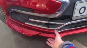 Сплиттер ( Губа) и Клыки на Новую LADA GRANTA FL 2020  ( лада гранта ФЛ тюнинг переднего бампера)