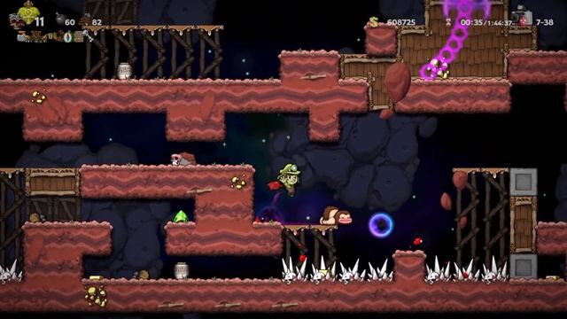 Spelunky 2 - Daily Challenge 2023-11-02 - Cosmic Ocean 7-99 (Volcana-Tide Pool/Abzu route) смотреть онлайн