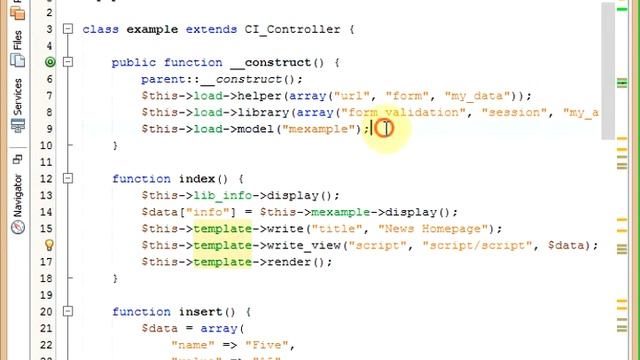 PHP CodeIgniter Library смотреть онлайн