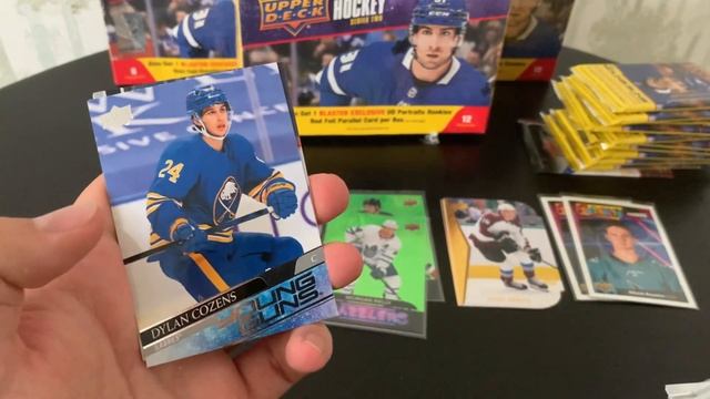 Бокс-брейк #7. Upper Deck 2020-21 Series 2. Mega Box. Аукцион (2 бокса) смотреть онлайн