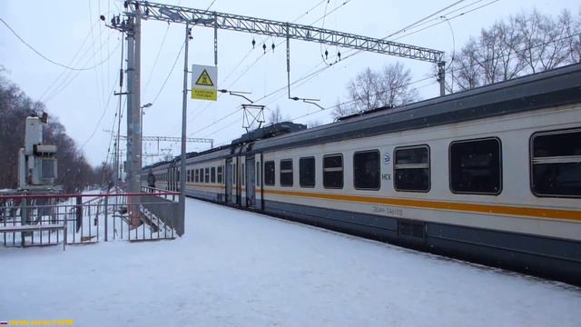 Электропоезд ЭД4М-0461 ЦППК - 9 февраля 2015 смотреть онлайн