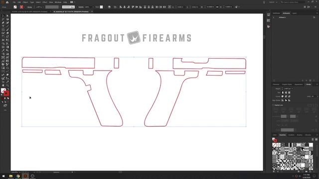 Quick Basic Adobe Illustrator Tutorial for Laser Engraving Pattern Fill Tools смотреть онлайн