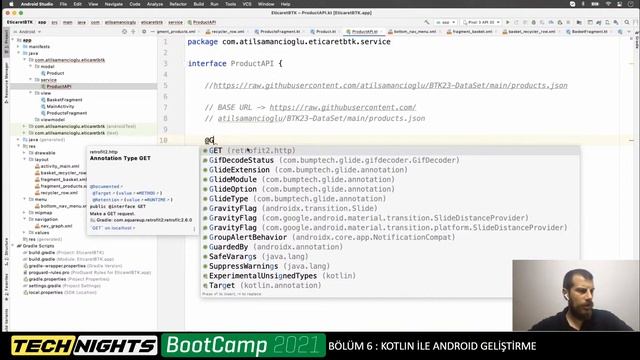 BootCamp | 26 Nisan 2021 | Bölüm 6 | KOTLIN İLE ANDROID GELİŞTİRME смотреть онлайн