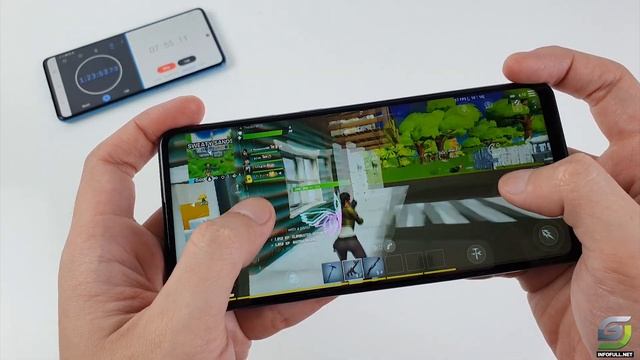 Samsung Galaxy A21s test game Fortnite Mobile смотреть онлайн