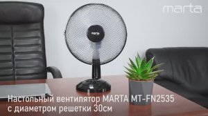 Настольный вентилятор MARTA MT-FN2535