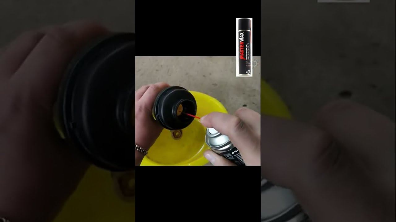 Очистка бачка ГУР. Используем очиститель карбюратора смотреть онлайн