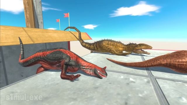 Run, Jump and Don't Fall into the Gap - Animal Revolt Battle Simulator смотреть онлайн