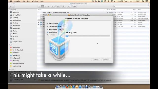 Installing Virtualbox along with VM VirtualBox Extension Pack смотреть онлайн
