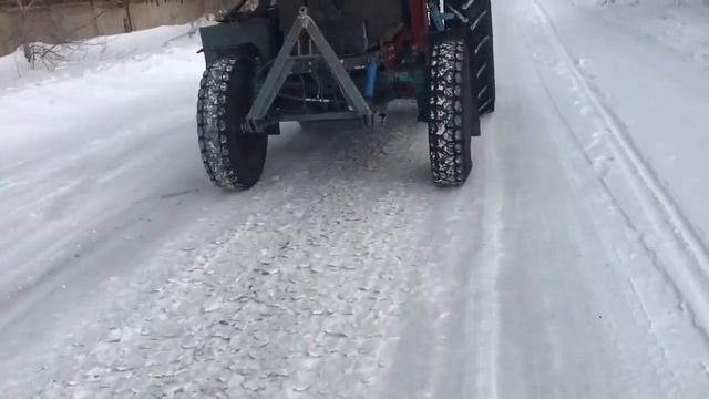 Коммунальная спецтехника - скалыватель льда СЛ 170 на МТЗ 82 - навесное оборудование для спецтехник смотреть онлайн