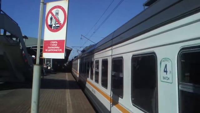 ЭД4М-482 отправляется от ст. Лосиноостровская смотреть онлайн