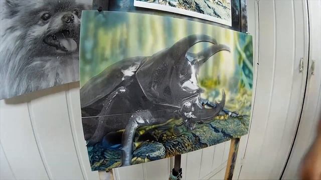 Как нарисовать жука? Аэрография (фото в конце) смотреть онлайн