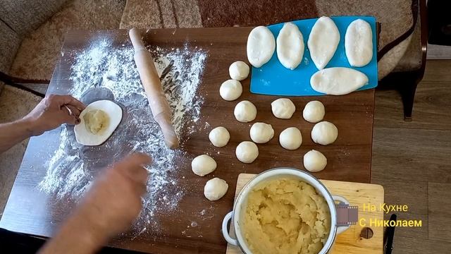 Пирожки с картошкой /Без Дрожжевое тесто смотреть онлайн