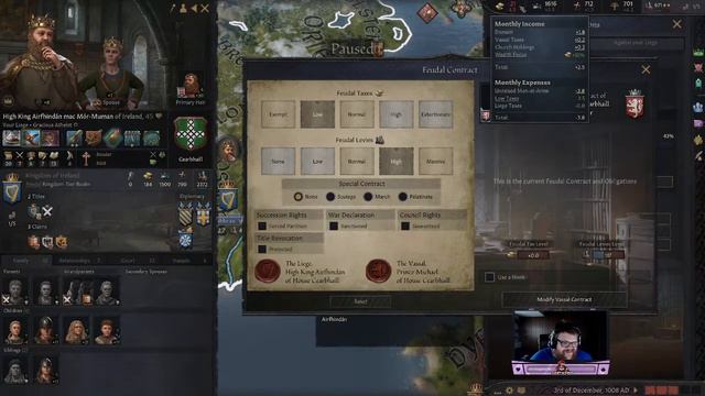 Crusader Kings III - Santa of Leinster - My Feudal Contract смотреть онлайн