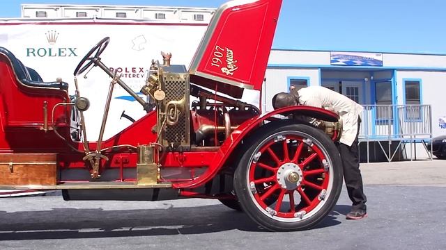 How to Start Up a 1907 Renault Vanderbilt Racer смотреть онлайн