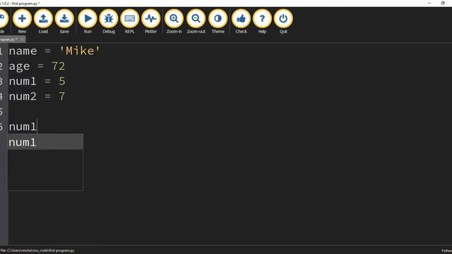 Python Programming Tutorial: Using Variables смотреть онлайн