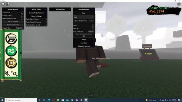 Ninja tycoon Script 2022 Updated version WORKING!!!