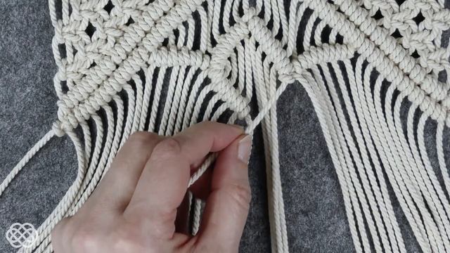 DIY Macrame Pocket Wall Hanging with Lotus Flower смотреть онлайн