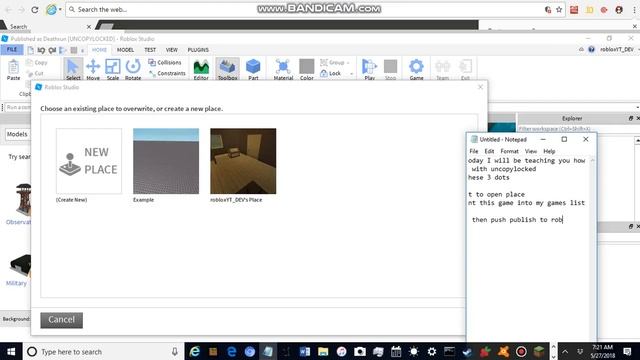 How to get a uncopylocked game into your games |roblox смотреть онлайн