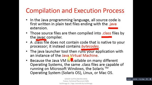 03 Java Compilation and Execution Process - Learn Java Programming Language by Sanjay Gupta смотреть онлайн