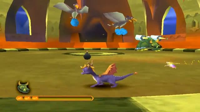 Spyro 2: Gateway to Glimmer (PS1) Playthrough 100% - Part 22 (Gulp's Overlook) смотреть онлайн
