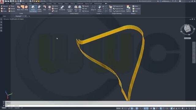 Turbine Exhaust - Autocad 2020 Training - Surfaces смотреть онлайн