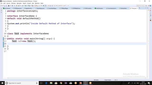 Default Method in Interface | Java 8 смотреть онлайн