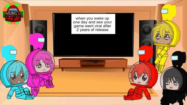 among us reacts to among us memes | gacha life | gacha club смотреть онлайн