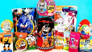 СЮРПРИЗ MIX! LOL Queens Dolls, Five Nights at Freddy's, SONIC, Скрепыши New Unboxing Kinder Surprise