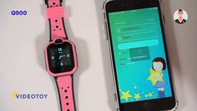 Часы с видео звонком Smart Baby Watch Q900 Tiroki смотреть онлайн