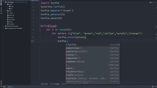 Moving Doughnut in python | Cool projects in python! смотреть онлайн