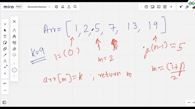 Search insert position of K in a sorted array | Problem of the Day: 23/04/22 | Abhinav Awasthi смотреть онлайн