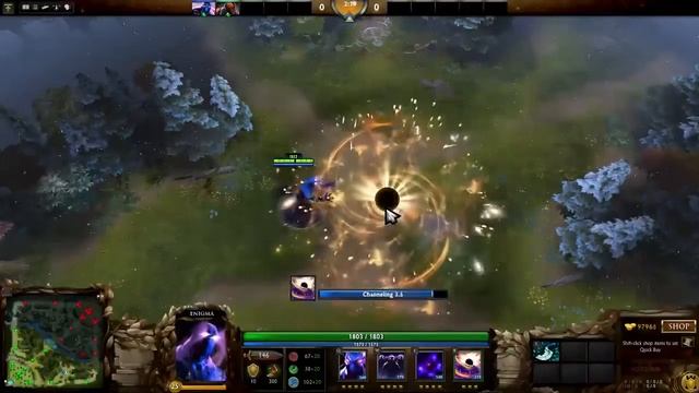 Дота 2 - вещи из компендиума (Compendium) брейсер для Энигмы (Enigma) смотреть онлайн