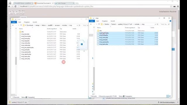 phpBB-Tutorial: Update von 3.1.6 zu 3.1.7-PL1 (für absolute Anfänger) смотреть онлайн