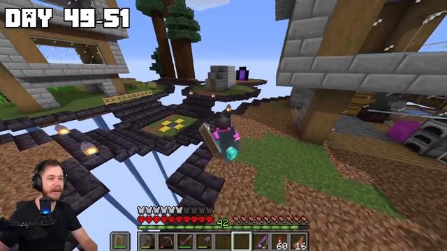 I Survived 100 Days On ONE OCEAN BLOCK In Minecraft Hardcore [Full Movie] смотреть онлайн