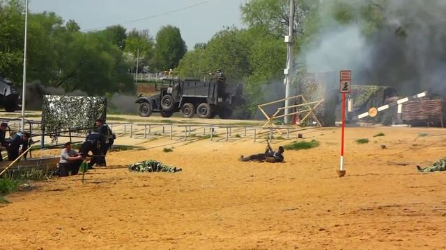 Реконструкция битвы на Эльбе.9 мая. Тула. смотреть онлайн