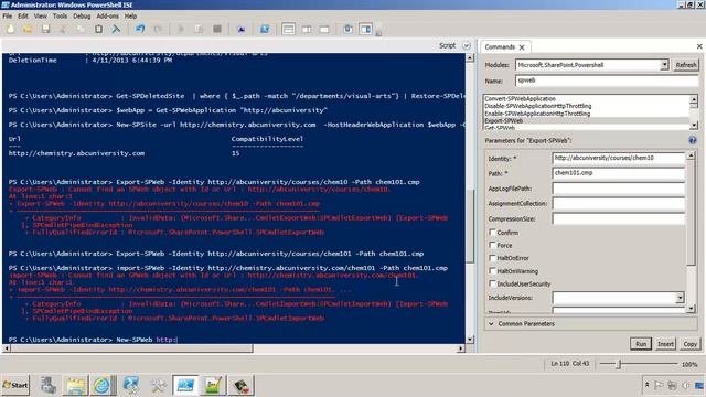 SharePoint 2013: Export and Import a Site and a Library Using PowerShell смотреть онлайн