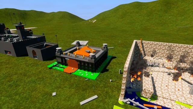 ПОСТРОЙ КРЕПОСТЬ ЧТОБЫ ВЫЖИТЬ ОТ ЖИВОЙ ГОРЫ ЛЕВИАФАНА В BRICK RIGS! ЛЕГО БИТВА ПОСТРОЕК В БРИК РИГС смотреть онлайн