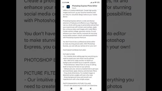 Photoshop Express Photo Editor Full Video Watch смотреть онлайн