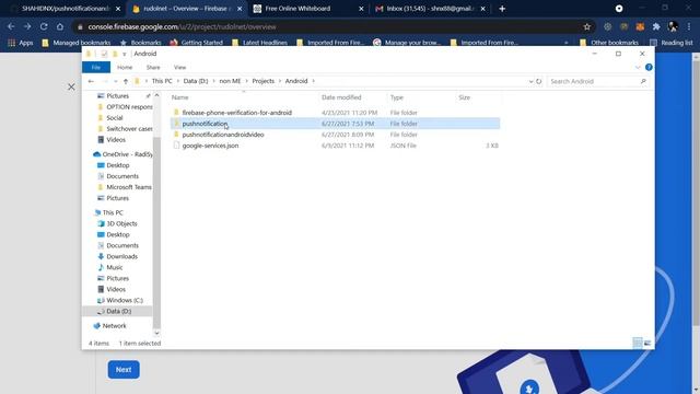 Tutorial to Generate android FCM device token to use firebase services смотреть онлайн