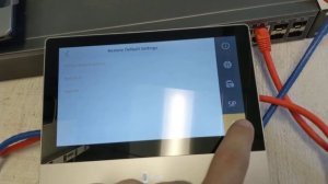 How to factory reset a Hikvision DS-KH8350-WTE1