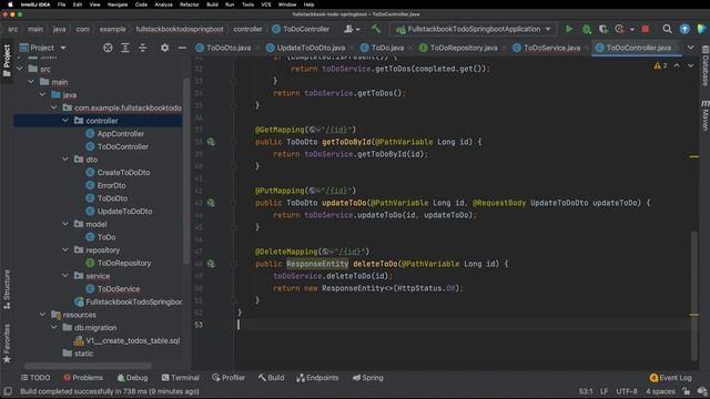 Full Stack Spring Boot + VanillaJS Tutorial смотреть онлайн