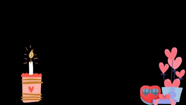 Футаж праздничный тортик с горящей свечой и подарками для любимых смотреть онлайн