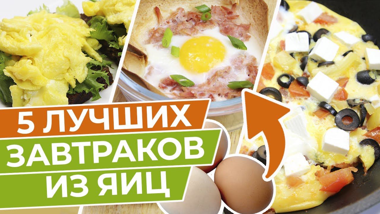 Правильный завтрак – готовим дома 5 вкусных завтраков из яиц / Заряд энергии на весь день! смотреть онлайн