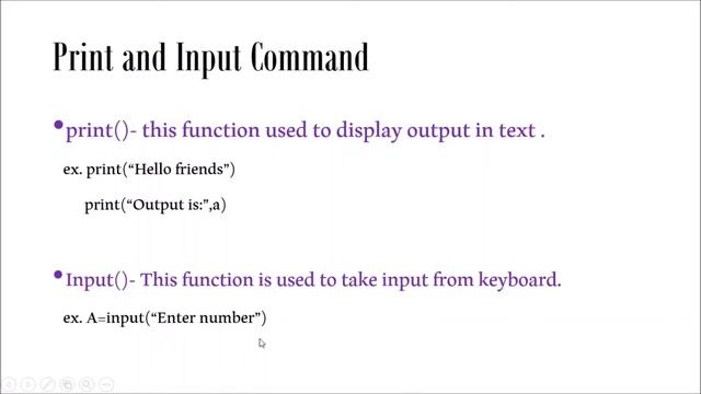 #4:Variables in Python with input and print methods смотреть онлайн