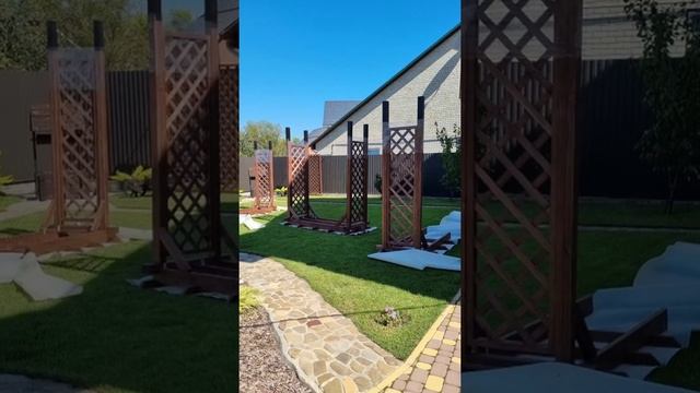 Пергола-качели на шикарном участке ? смотреть онлайн