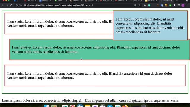 CSS Position Property | Relative | Absolute | Fixed | Sticky | CSS Tutorial смотреть онлайн