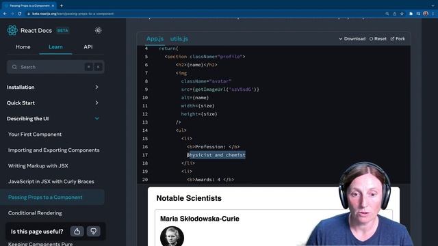 Passing Props and Children to a Component in React смотреть онлайн