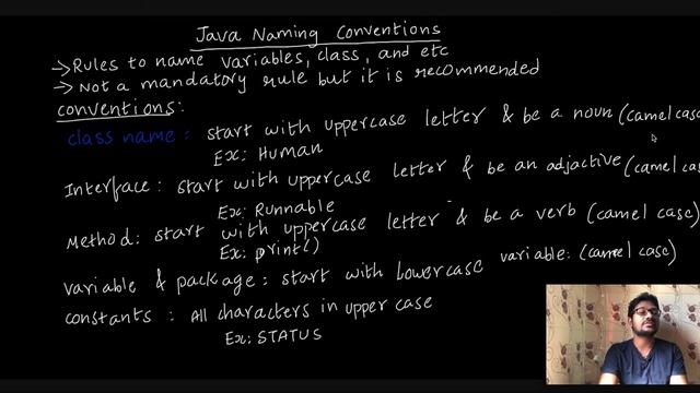Java Naming Conventions (Java Course) смотреть онлайн